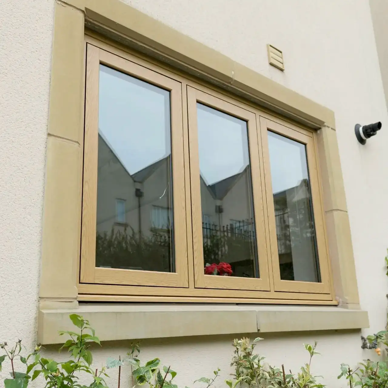 Oak Woodgrain Effect Windows