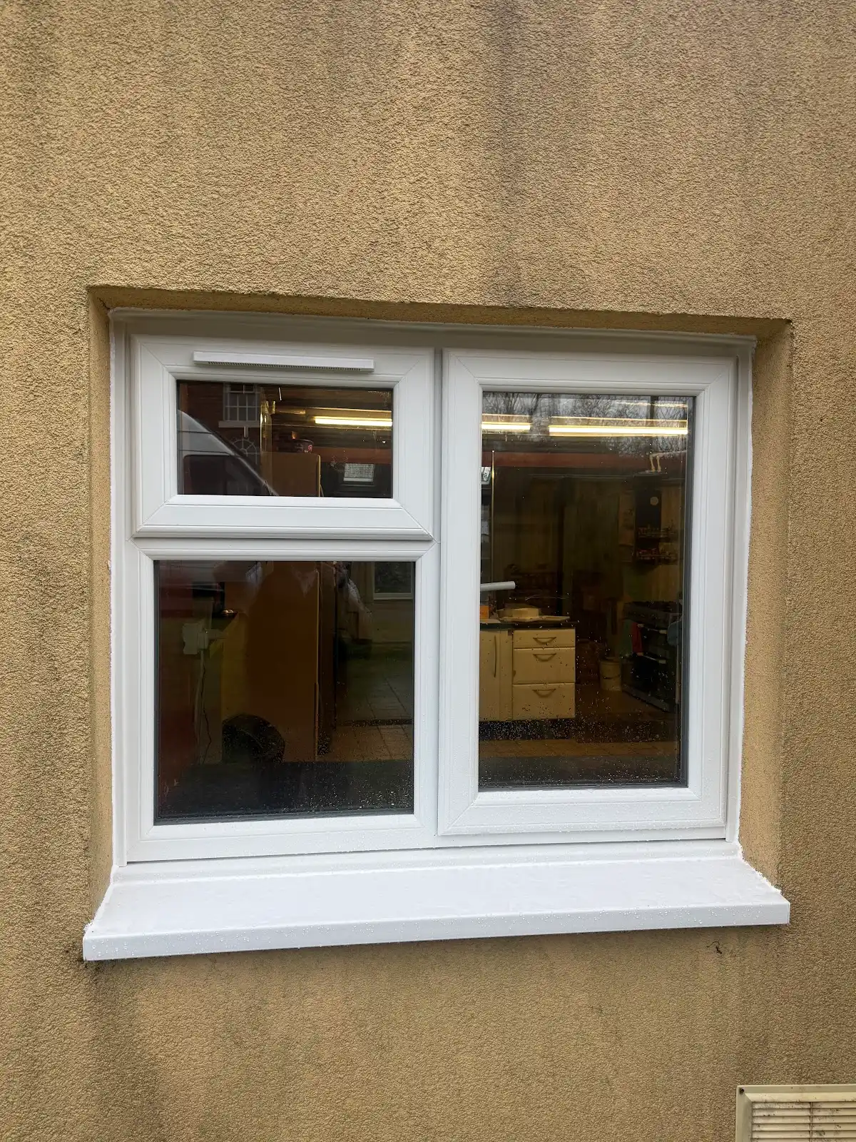 uPVC Window on Rendered Property