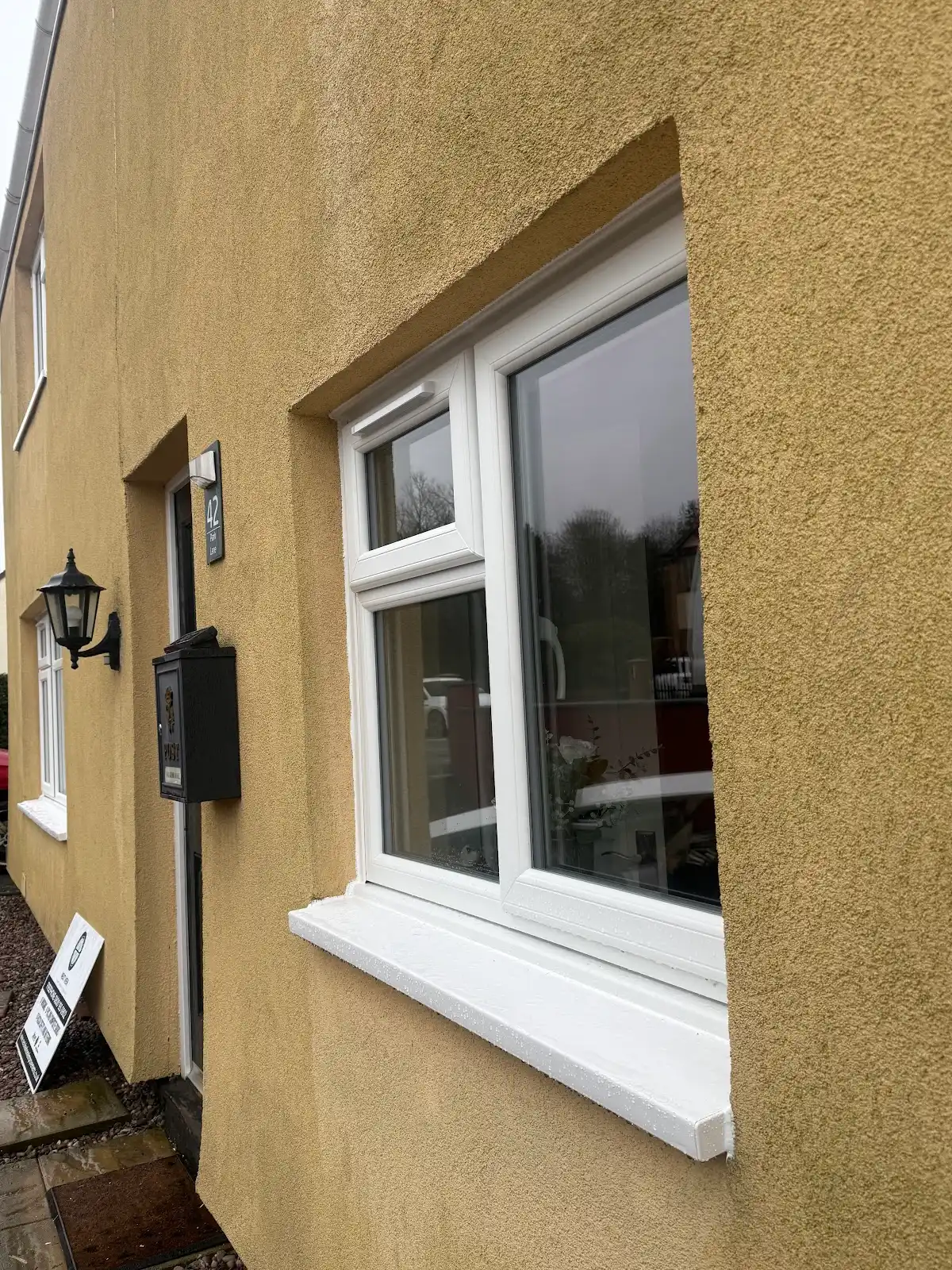 Angle View — Window Installation